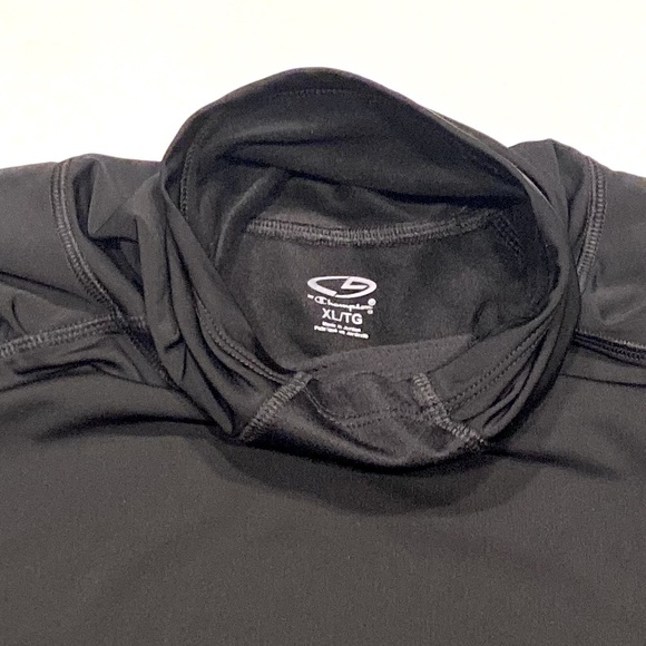 C9 BY CHAMPION Active High Neck Running Long Sleeve Athletic Top Black Size XL - Picture 3 of 4